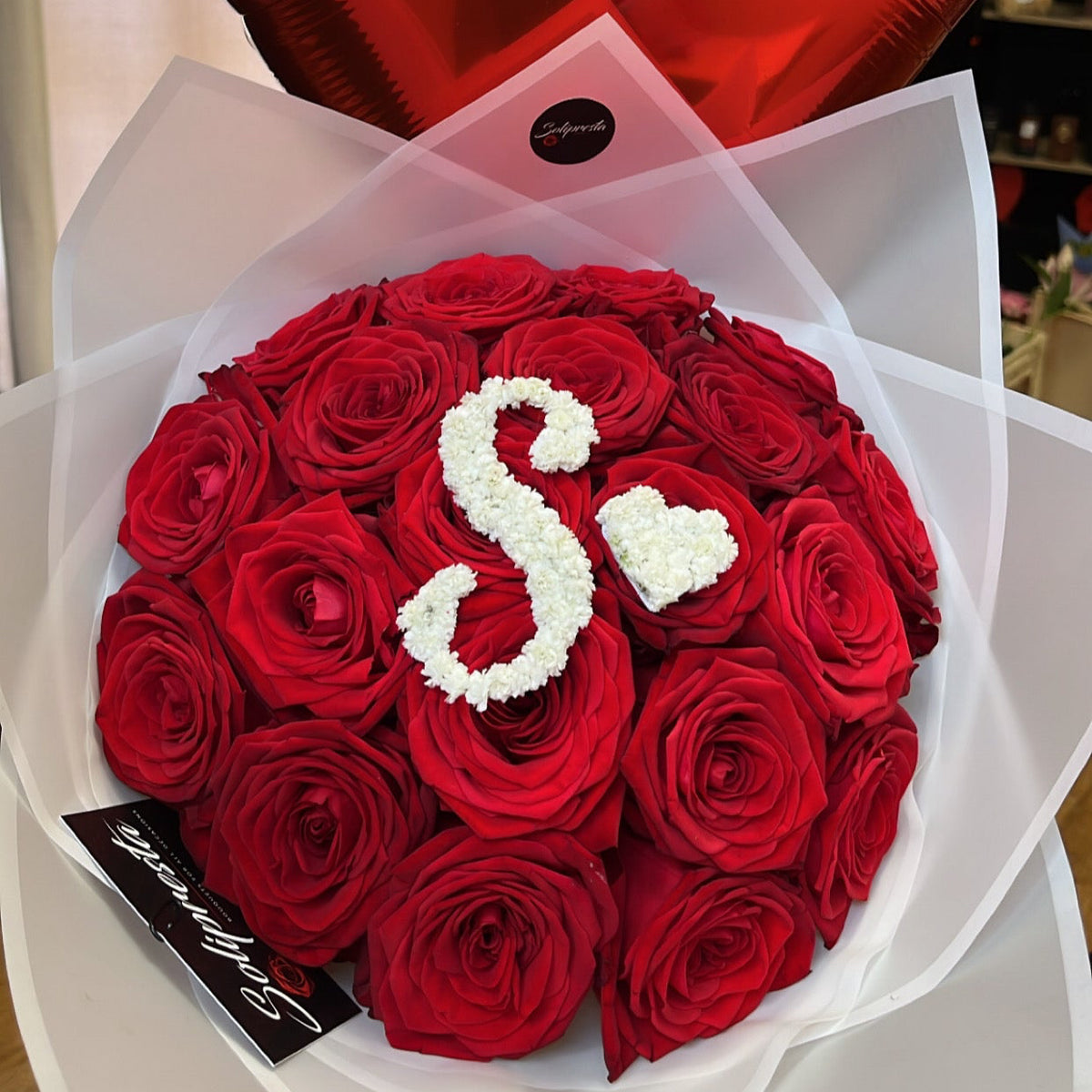 Bouquets de Roses Personnalisation Premium