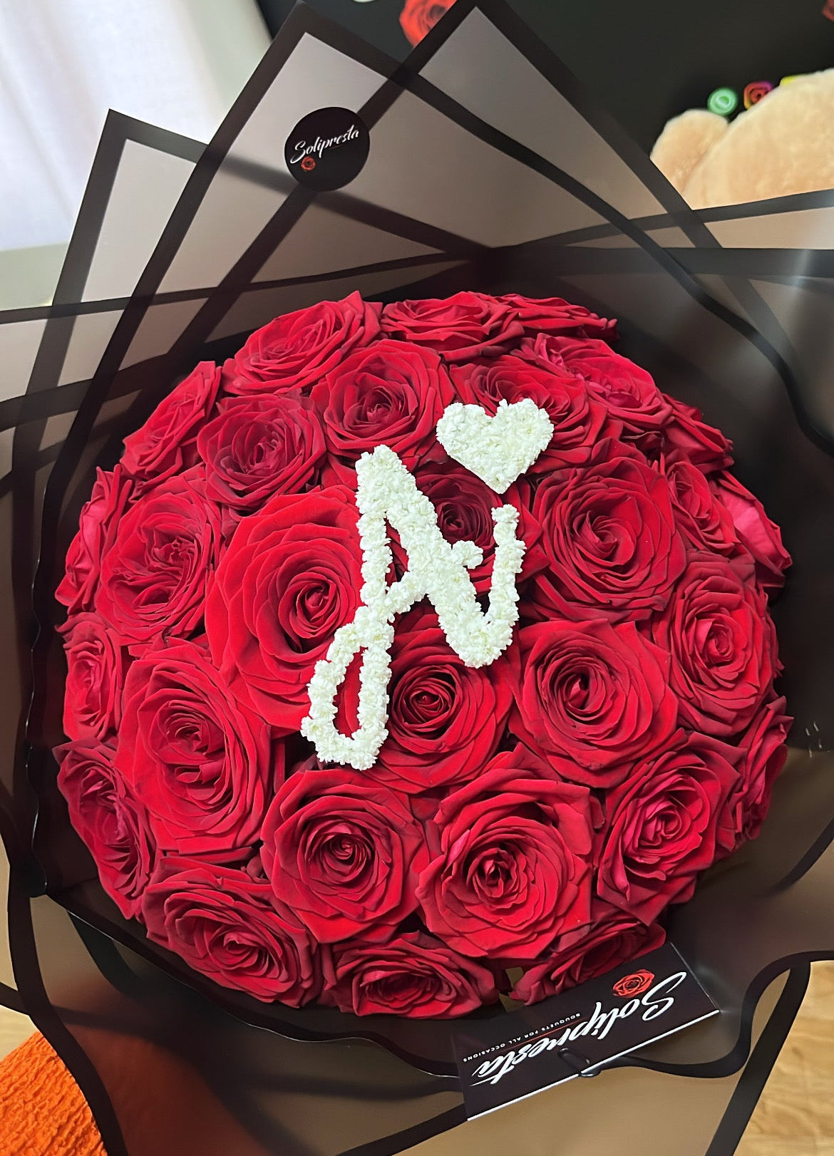 Bouquets de Roses Personnalisation Premium