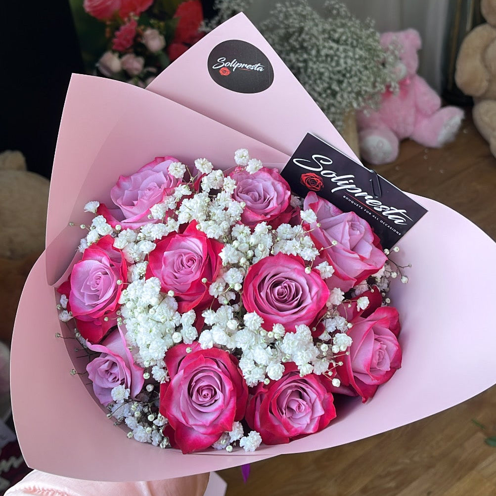 Bouquets de Roses aux Teintes Variées