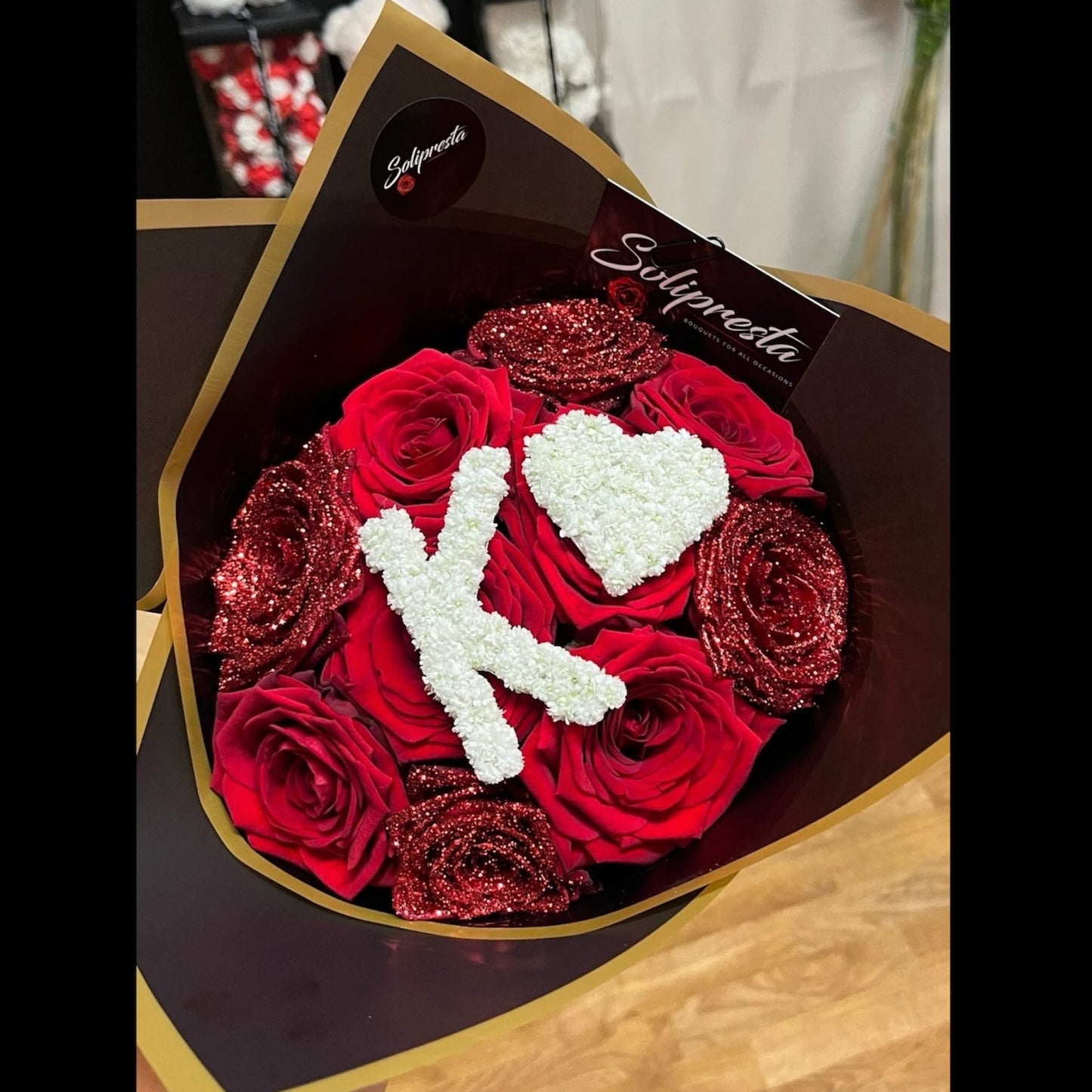 Bouquets de Roses Personnalisation Premium