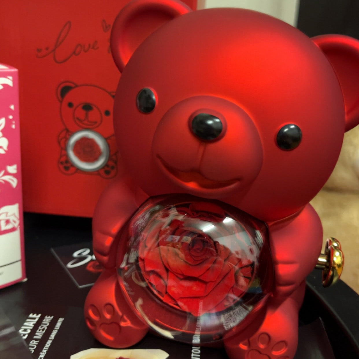 Ours magique avec collier