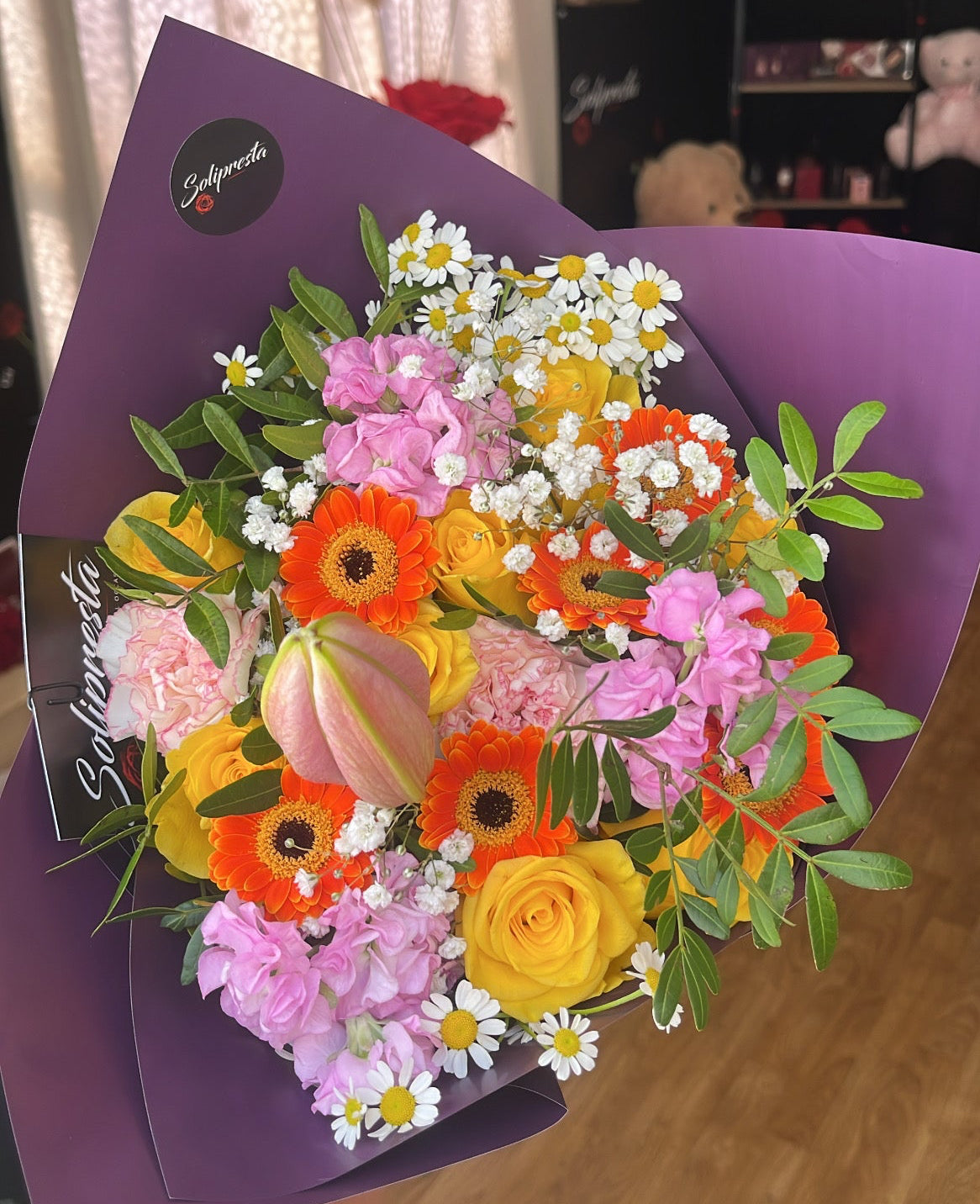 Bouquets de Roses aux Teintes Variées