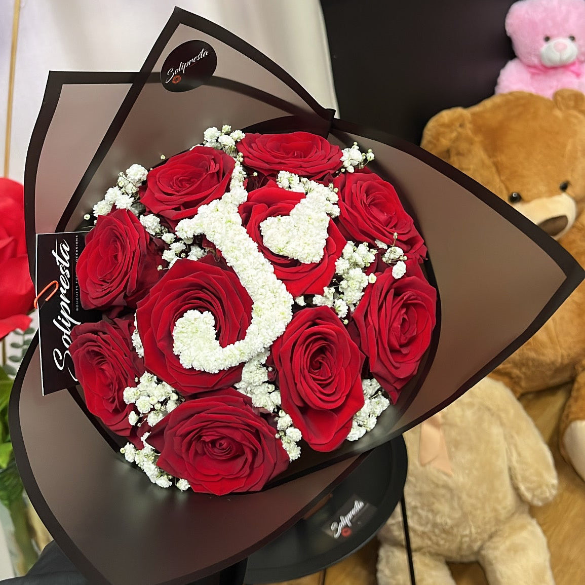 Bouquets de Roses Personnalisation Premium