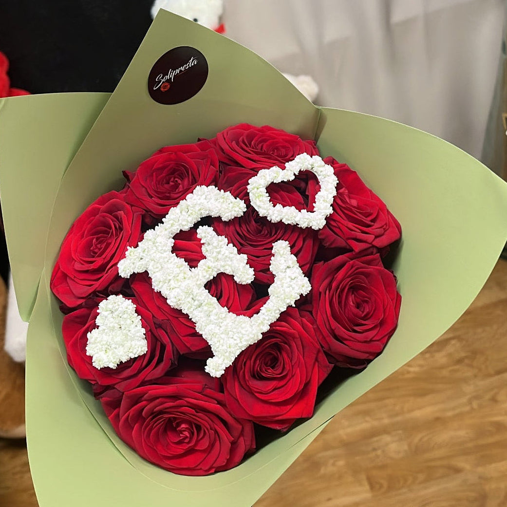 Bouquets de Roses Personnalisation Premium