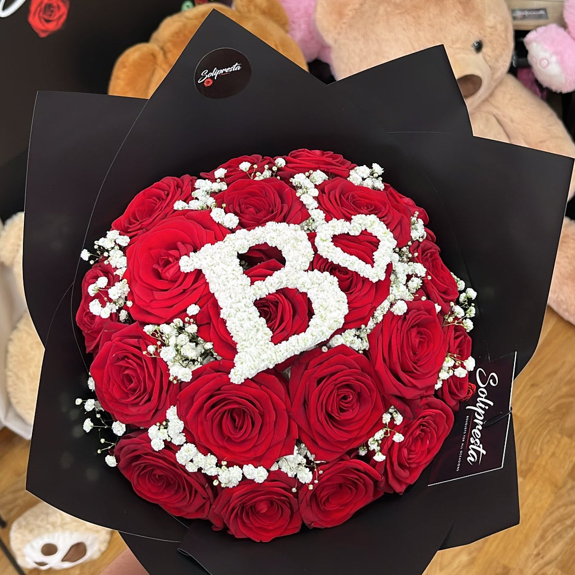 Bouquets de Roses Personnalisation Premium