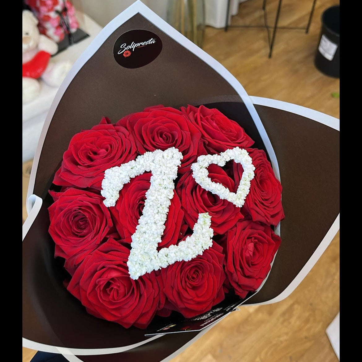 Bouquets de Roses Personnalisation Premium