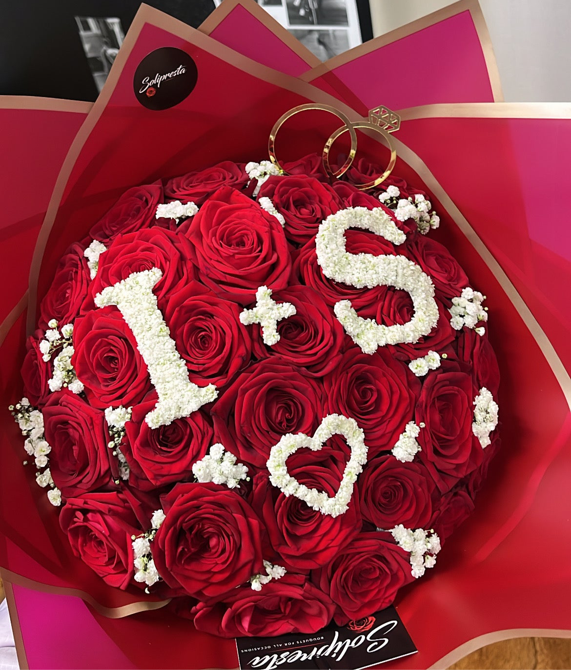 Bouquets de Roses Personnalisation Premium