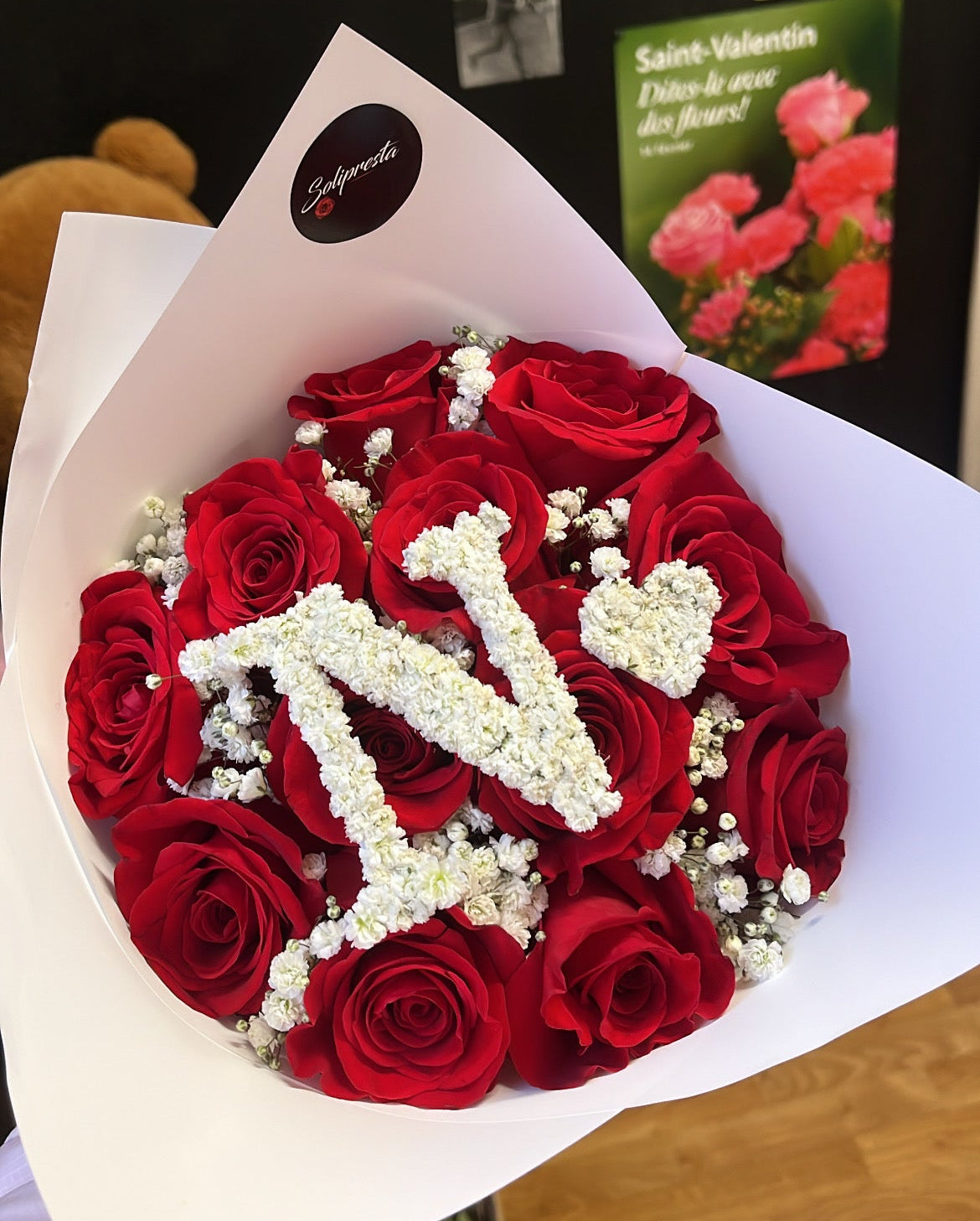 Bouquets de Roses Personnalisation Premium