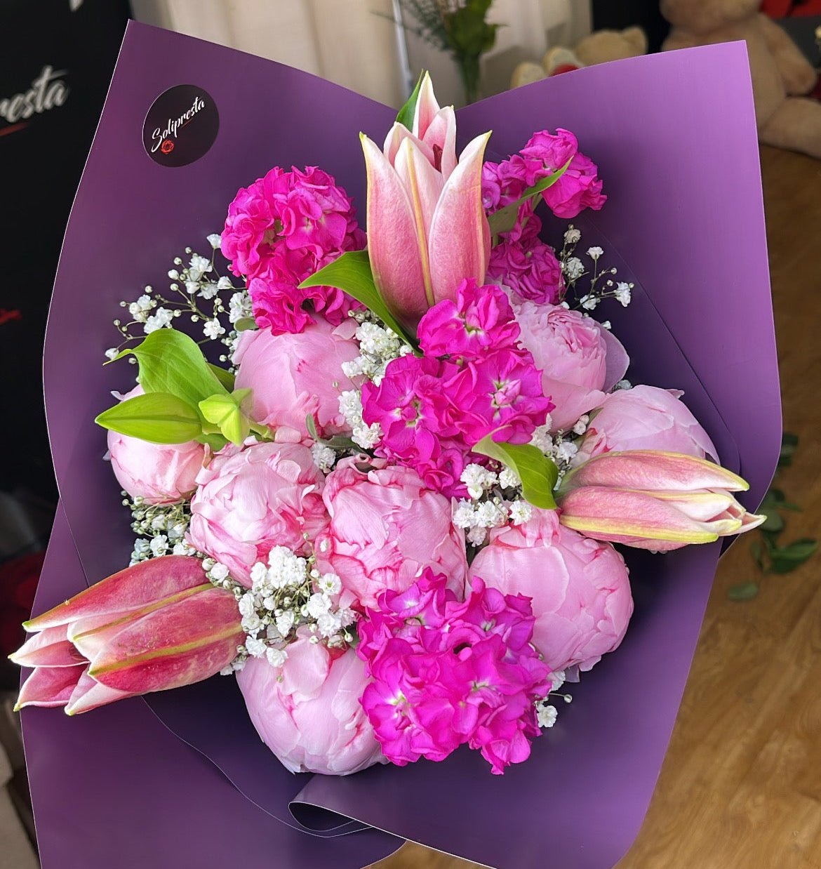Bouquets de Roses aux Teintes Variées