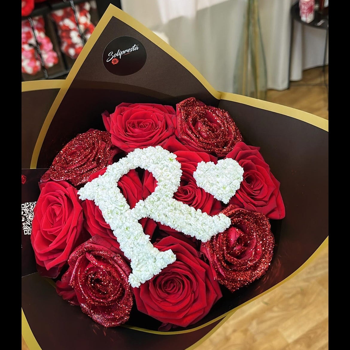 Bouquets de Roses Personnalisation Premium