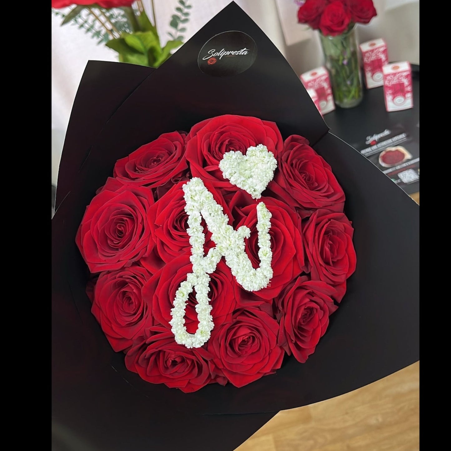 Bouquets de Roses Personnalisation Premium