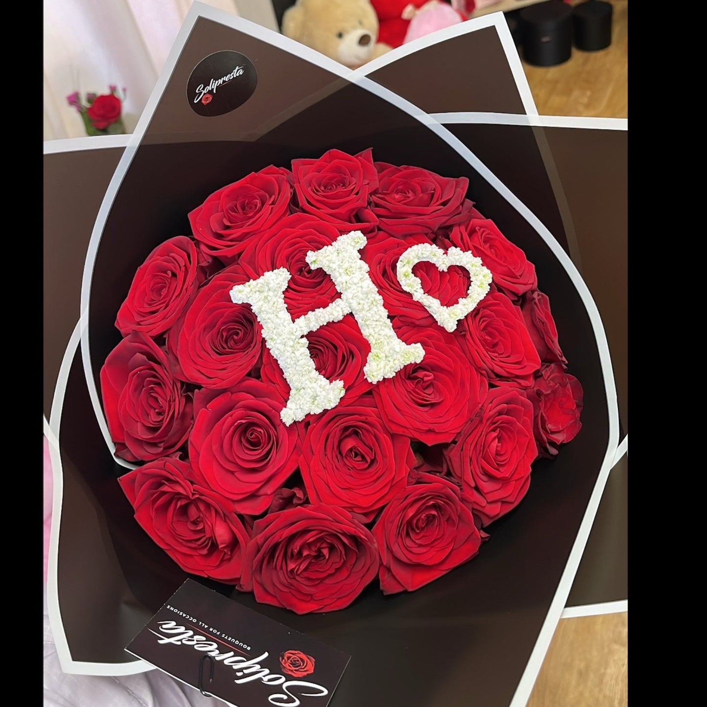 Bouquets de Roses Personnalisation Premium