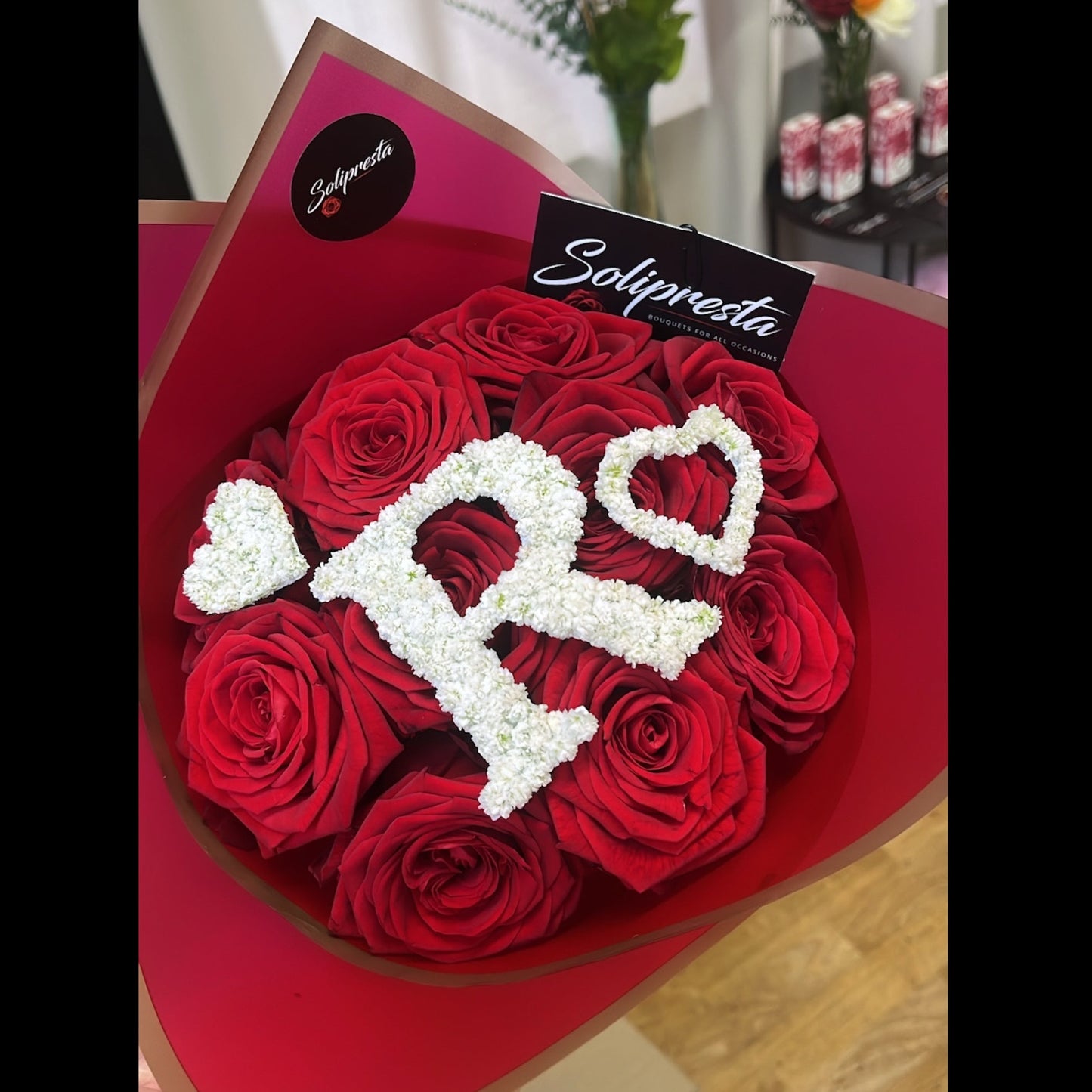 Bouquets de Roses Personnalisation Premium