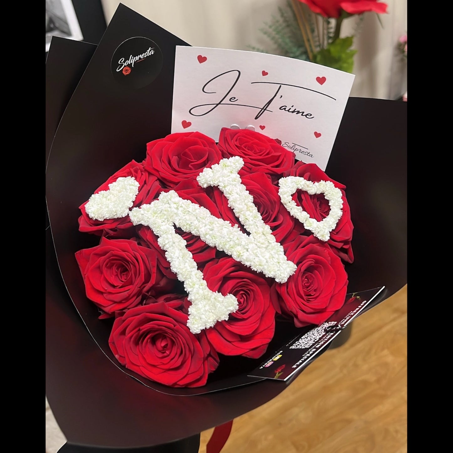 Bouquets de Roses Personnalisation Premium